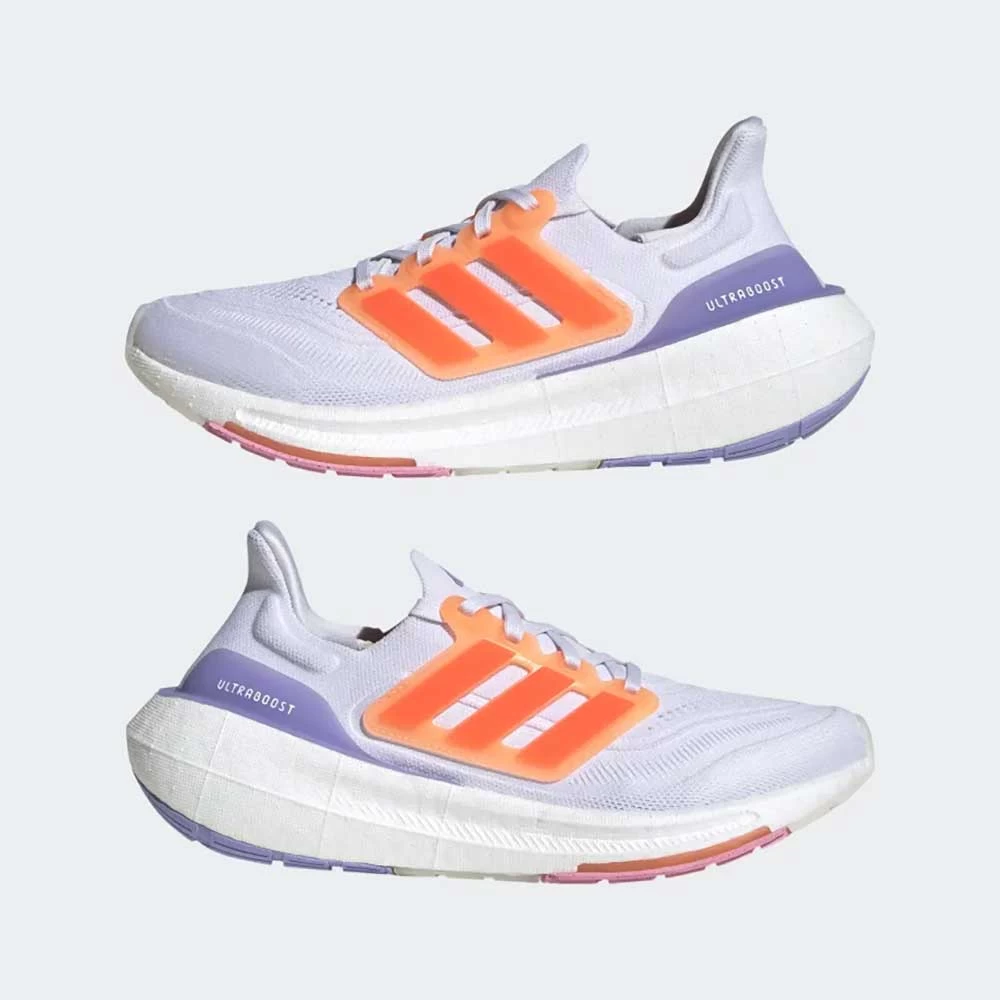 ADIDAS Women's Ultraboost Light Running Shoe - Ftwr White/Solar Red/Beam Pink - Regular (B) 7 ADIDAS Women's Ultraboost Light Running Shoe - Ftwr White/Solar Red/Beam Pink - Regular (B) - Image 5