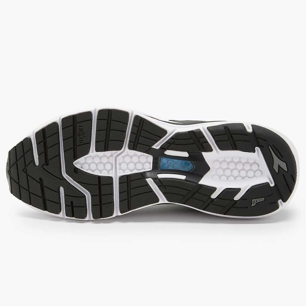 Diadora Women's Mythos Blushield Vortice 8 Running Shoe - Black/White-Regular (B) 8 Diadora Women's Mythos Blushield Vortice 8 Running Shoe - Black/White-Regular (B) - Image 6