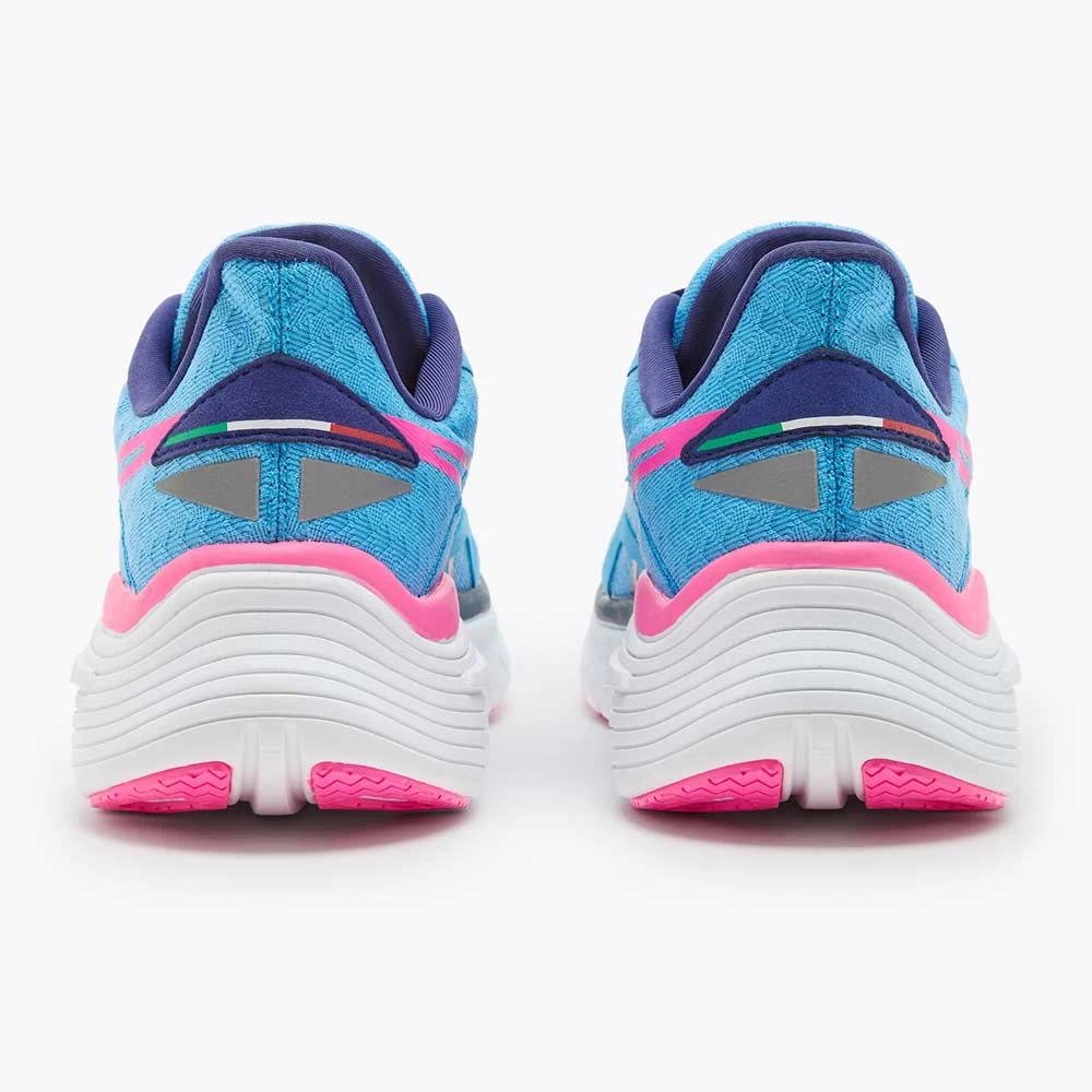 Diadora Women's Nucleo Running Shoe - Bonnie Blue/Pink Fluo - Regular (B) 4 Diadora Women's Nucleo Running Shoe - Bonnie Blue/Pink Fluo - Regular (B) - Image 3