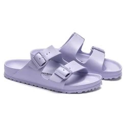 Birkenstock Arizona EVA Sandal -Purple Fog- Medium/Narrow -Women Shoes Shop 1017046 pair