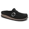 Birkenstock Women's Buckley Suede - Black- Medium/Narrow