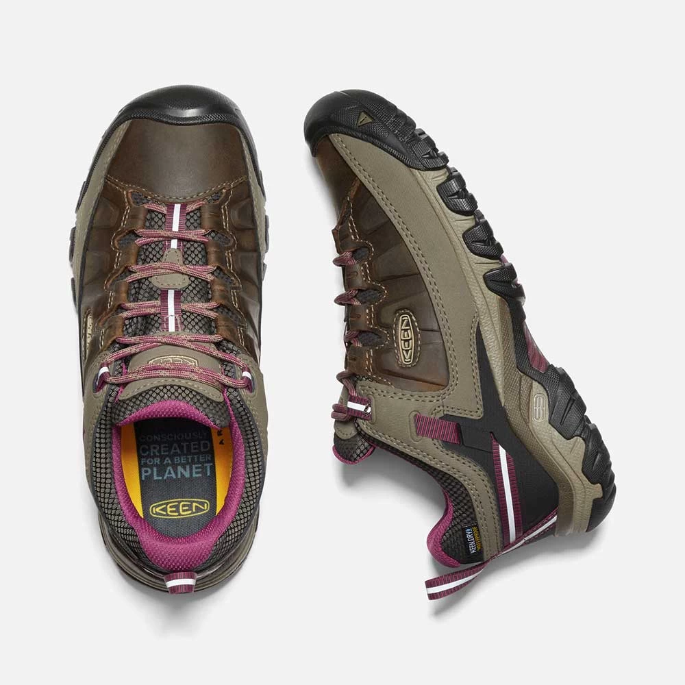 Keen Women's Targhee III Waterproof Hiking Shoe - Weiss/Boysenberry- Regular (B) 6 Keen Women's Targhee III Waterproof Hiking Shoe - Weiss/Boysenberry- Regular (B) - Image 4