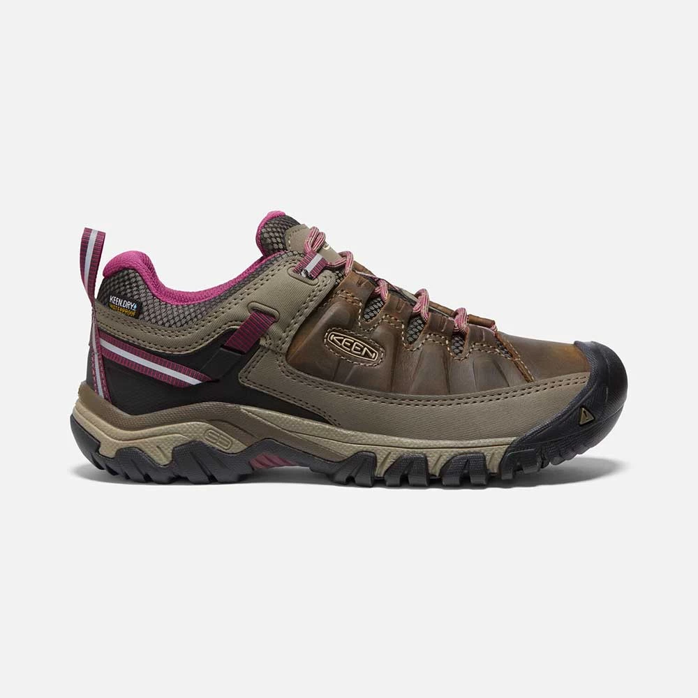Keen Women's Targhee III Waterproof Hiking Shoe - Weiss/Boysenberry- Regular (B) 3 Keen Women's Targhee III Waterproof Hiking Shoe - Weiss/Boysenberry- Regular (B)