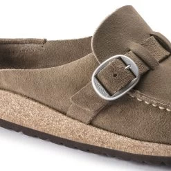 Birkenstock Women's Buckley Suede - Grey Taupe- Medium/Narrow -Women Shoes Shop 1019490 detail 1 1