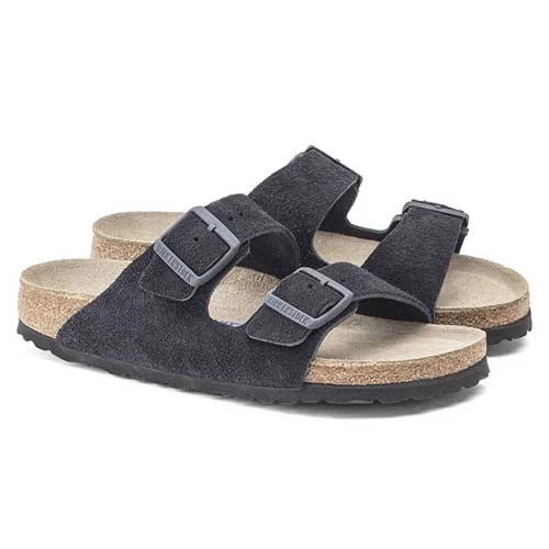 Birkenstock Arizona Suede Soft Footbed -Midnight- Medium/Narrow 6 Birkenstock Arizona Suede Soft Footbed -Midnight- Medium/Narrow - Image 4