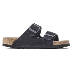 Birkenstock Arizona Suede Soft Footbed -Midnight- Medium/Narrow 12 Birkenstock Arizona Suede Soft Footbed -Midnight- Medium/Narrow -Women Shoes Shop 1020716 side