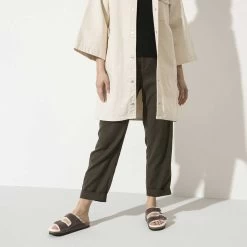 Birkenstock Arizona Shearling Sandal - Habana Natural- Medium/Narrow 15 Birkenstock Arizona Shearling Sandal - Habana Natural- Medium/Narrow -Women Shoes Shop 1021049 f look f