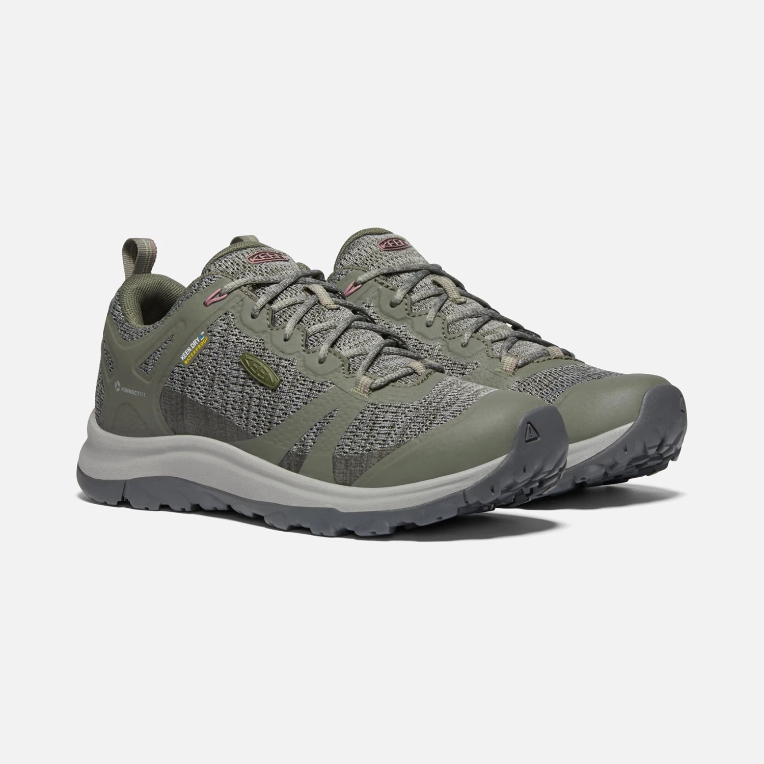 Keen Women's Terradora II Waterproof Hiking Shoe - Steel Grey/Ocean Wave 7 Keen Women's Terradora II Waterproof Hiking Shoe - Steel Grey/Ocean Wave - Image 5