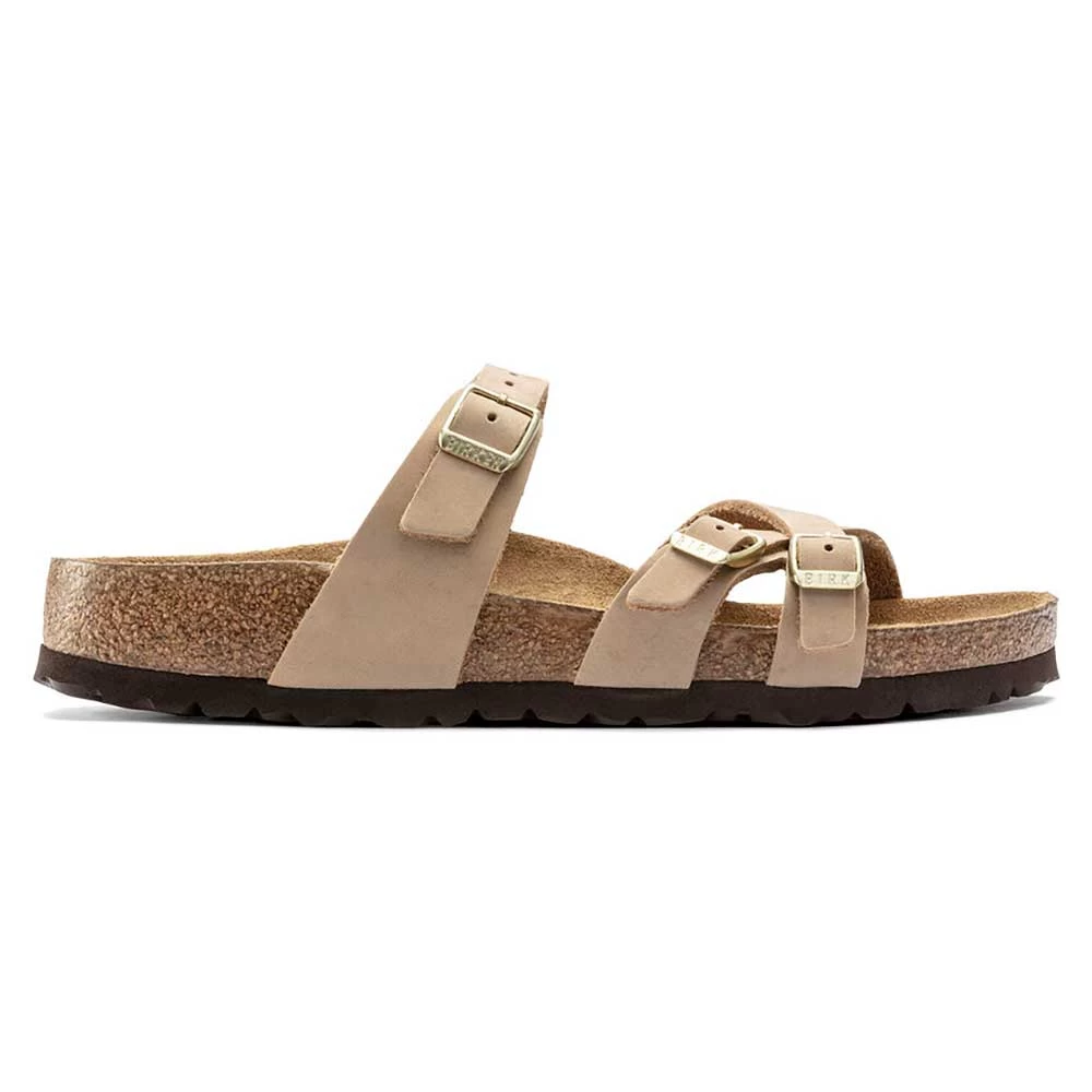 Birkenstock Women's Franca Nubuck Soft Footbed - Sandcastle- Regular/Wide 5 Birkenstock Women's Franca Nubuck Soft Footbed - Sandcastle- Regular/Wide - Image 3