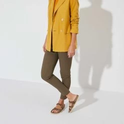 Birkenstock Women's Franca Oiled Leather Sandal - Cognac - Regular/Wide -Women Shoes Shop 1024052 f look f