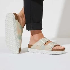 Birkenstock Women's Arizona Platform Sandal- Watercolor Pink- Medium/Narrow 12 Birkenstock Women's Arizona Platform Sandal- Watercolor Pink- Medium/Narrow -Women Shoes Shop 1024597 f closeup f