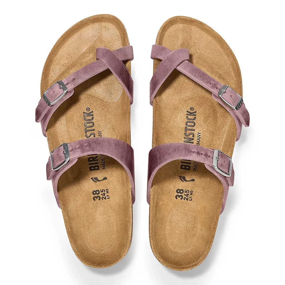 Birkenstock Women's Mayari Oiled Leather Sandal - Lavender - Regular/Wide 5 Birkenstock Women's Mayari Oiled Leather Sandal - Lavender - Regular/Wide - Image 3