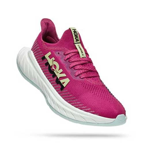 Hoka Women's Carbon X 3 Running Shoe- Festival Fuchsia/Black- Regular (B) 3 Hoka Women's Carbon X 3 Running Shoe- Festival Fuchsia/Black- Regular (B) - Image 2