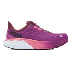 Hoka Women's Arahi 6 Running Shoe - Grape Wine/Beautyberry- Regular (B)