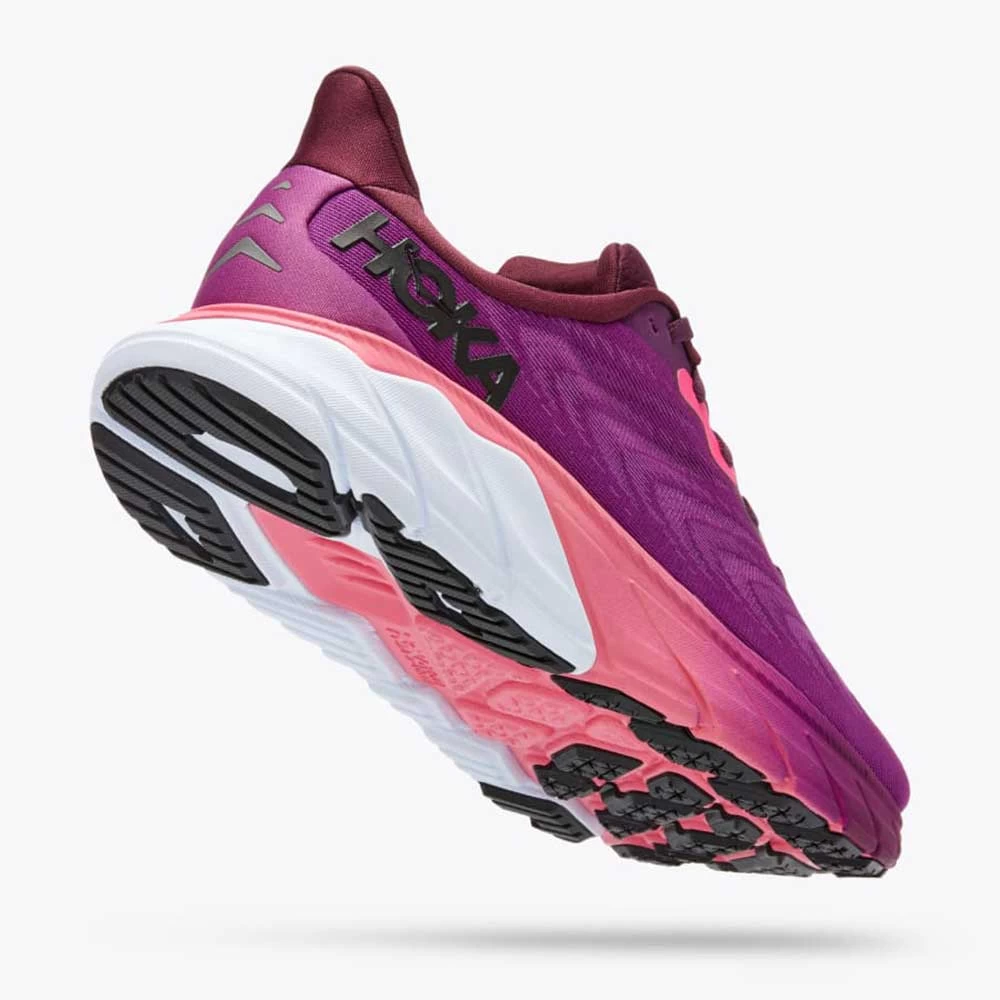 Hoka Women's Arahi 6 Running Shoe - Grape Wine/Beautyberry- Regular (B) 5 Hoka Women's Arahi 6 Running Shoe - Grape Wine/Beautyberry- Regular (B) - Image 3