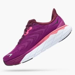 Hoka Women's Arahi 6 Running Shoe - Grape Wine/Beautyberry- Regular (B) 10 Hoka Women's Arahi 6 Running Shoe - Grape Wine/Beautyberry- Regular (B) -Women Shoes Shop 1123195 GWBY 4