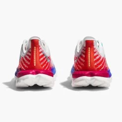 Hoka Women's Mach 5 - White/Flame - Regular (B) 10 Hoka Women's Mach 5 - White/Flame - Regular (B) -Women Shoes Shop 1127894 WFM 5