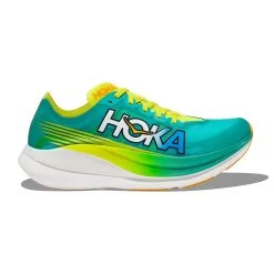 Hoka Unisex Rocket X 2 Running Shoe - Ceramic/Evening Primrose - Regular (D)