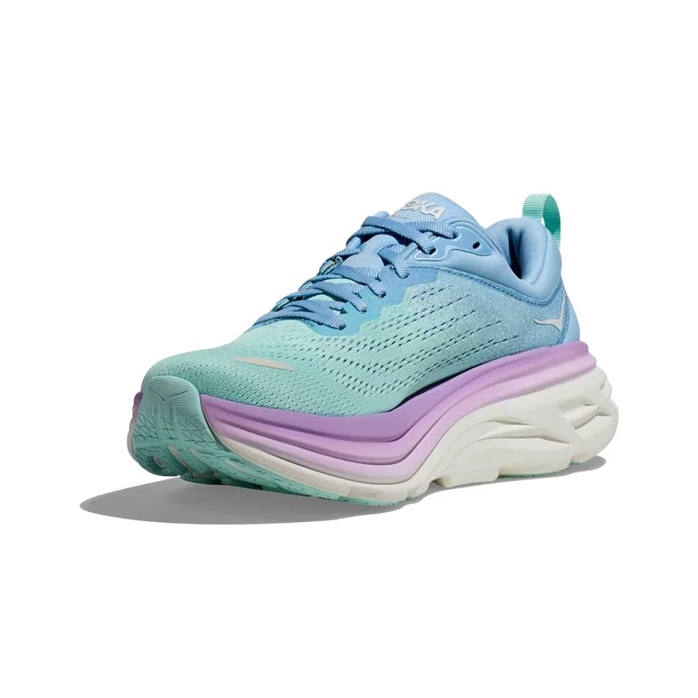 Hoka Women's Bondi 8 Running Shoe - Airy Blue/Sunlit Ocean - Regular (B) 4 Hoka Women's Bondi 8 Running Shoe - Airy Blue/Sunlit Ocean - Regular (B) - Image 2