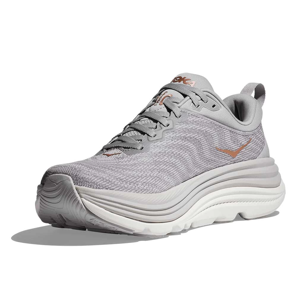 Hoka Women's Gaviota 5 Running Shoe - Harbor Mist/Rose Gold - Regular (B) 6 Hoka Women's Gaviota 5 Running Shoe - Harbor Mist/Rose Gold - Regular (B) - Image 4