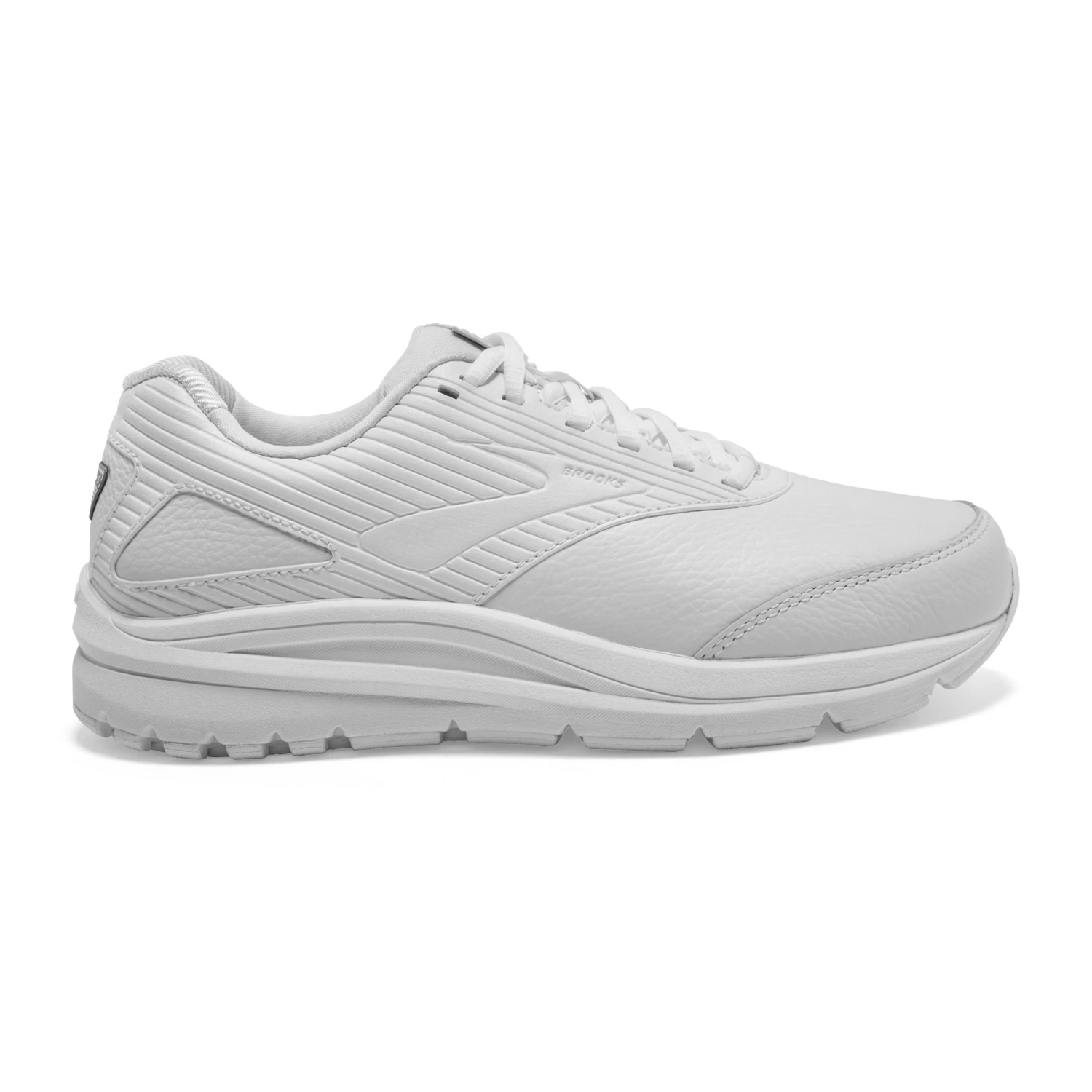 BROOKS Women's Addiction Walker 2 Walking Shoe- White/White- Narrow (2A) 3 BROOKS Women's Addiction Walker 2 Walking Shoe- White/White- Narrow (2A)