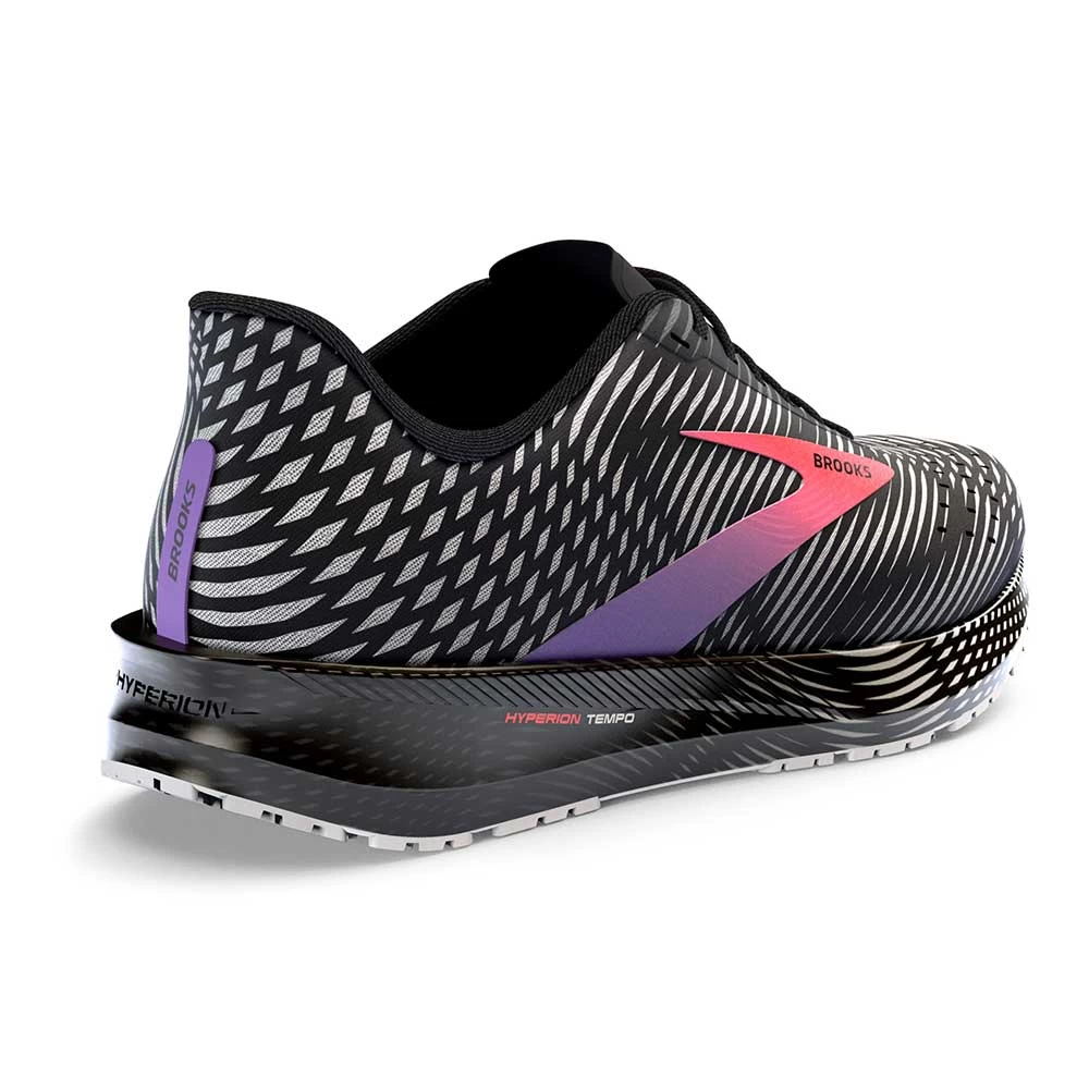 BROOKS Women's Hyperion Tempo Running Shoe- Black/Coral/Purple - Regular (B) 5 BROOKS Women's Hyperion Tempo Running Shoe- Black/Coral/Purple - Regular (B) - Image 3
