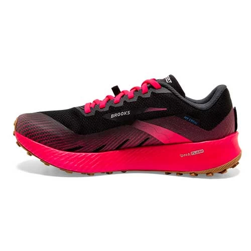 BROOKS Women's Catamount Trail Shoe - Black/Pink - Regular (B) 6 BROOKS Women's Catamount Trail Shoe - Black/Pink - Regular (B) - Image 4