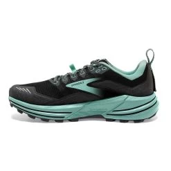 BROOKS Women's Cascadia 16 Trail Shoe- Black/Ebony/Yucca - Wide (D) -Women Shoes Shop 120363 049 M Cascadia 16 5a336e54 ce72 42a5 8b0a 24782aca4d83