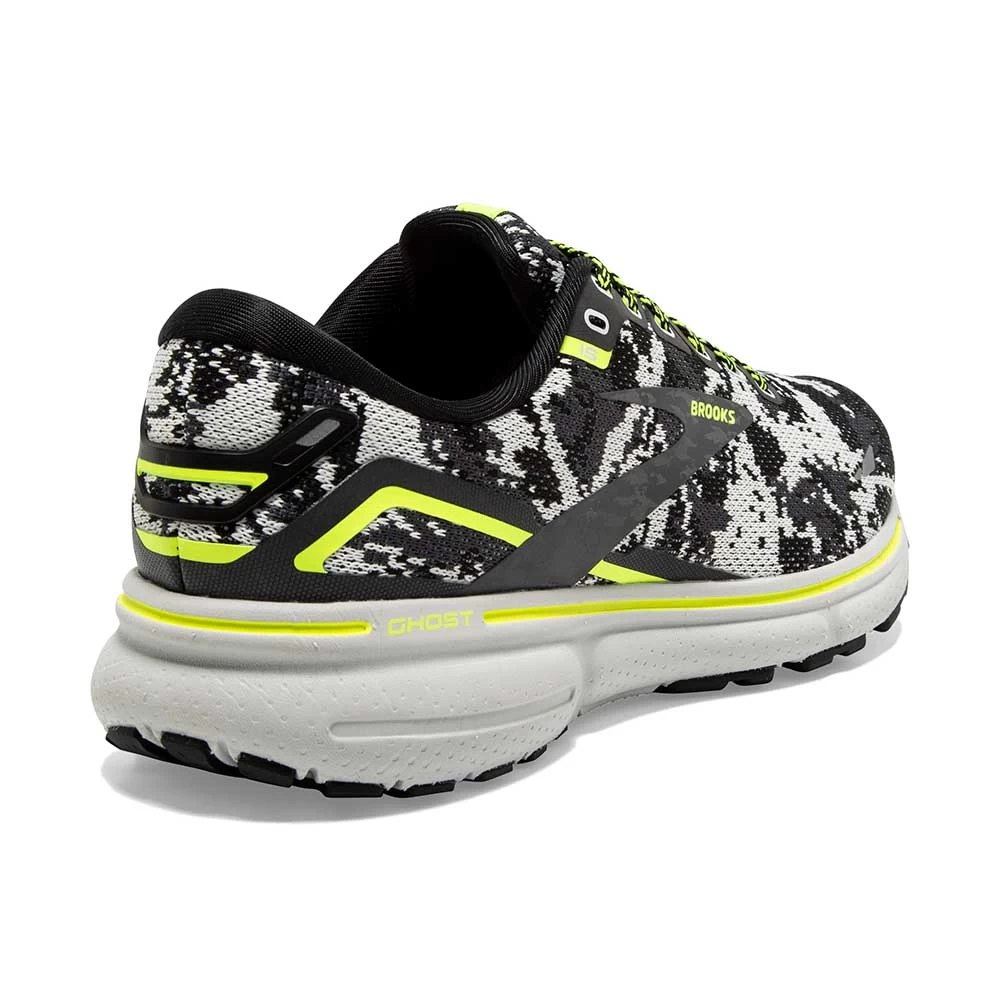 BROOKS Women's Ghost 15 Camo Running Shoe - Black/Ebony/Nightlife - Regular (B) 5 BROOKS Women's Ghost 15 Camo Running Shoe - Black/Ebony/Nightlife - Regular (B) - Image 3