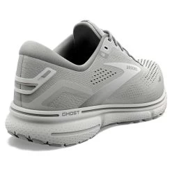 BROOKS Women's Ghost 15 Running Shoe - Oyster/Alloy/White - Regular (B) -Women Shoes Shop 120380 112 H Ghost 15