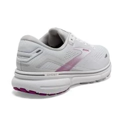 BROOKS Women's Ghost 15 - White/Oyster/Viola -Women Shoes Shop 120380 195 H Ghost 15