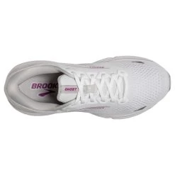 BROOKS Women's Ghost 15 - White/Oyster/Viola -Women Shoes Shop 120380 195 O Ghost 15