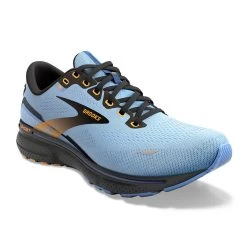 BROOKS Women's Ghost 15 Running Shoe- Light Blue/Black/Yellow - Regular (B) -Women Shoes Shop 120380 437 A Ghost 15