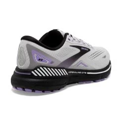 BROOKS Women's Adrenaline GTS 23 Running Shoe - Grey/Black/Purple- Regular (B) 13 BROOKS Women's Adrenaline GTS 23 Running Shoe - Grey/Black/Purple- Regular (B) -Women Shoes Shop 120381 039 H Adrenaline GTS 23 1