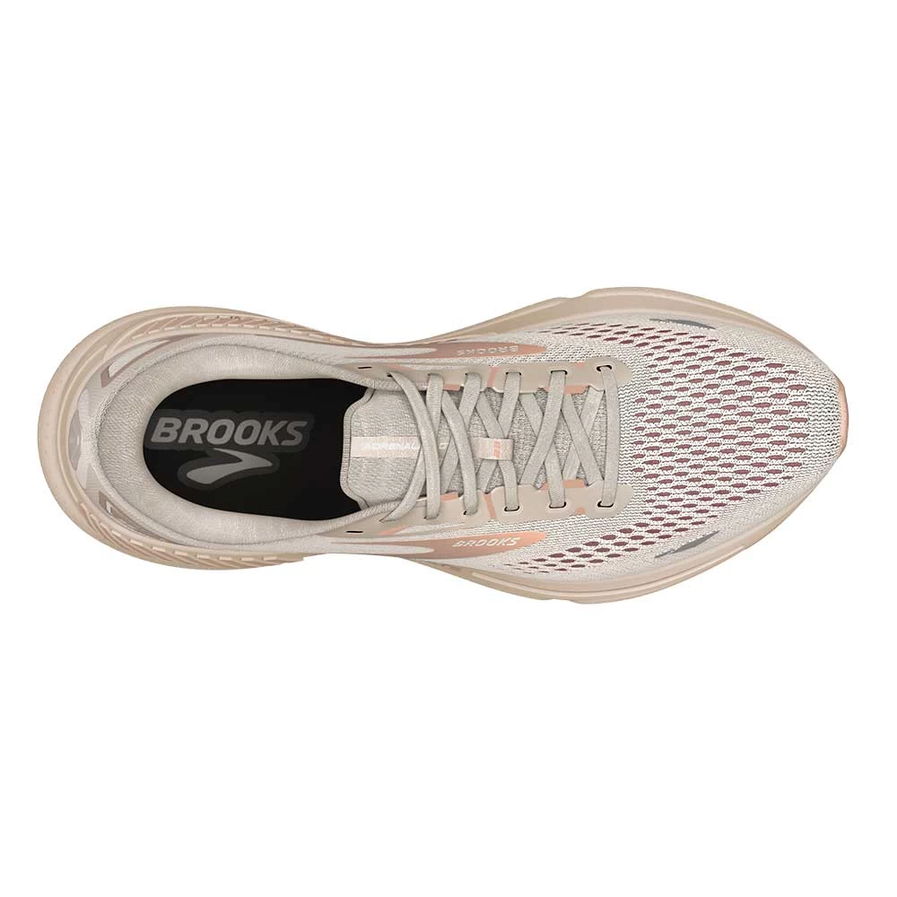 BROOKS Women's Adrenaline GTS 23 Running Shoe - Crystal Grey/Villa/White- Regular (B) 6 BROOKS Women's Adrenaline GTS 23 Running Shoe - Crystal Grey/Villa/White- Regular (B) - Image 4