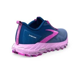 BROOKS Women's Cascadia Trail Running Shoe- Navy/Purple/Violet - Regular (B) -Women Shoes Shop 120392 449 H Cascadia 17