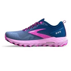 BROOKS Women's Cascadia Trail Running Shoe- Navy/Purple/Violet - Regular (B) -Women Shoes Shop 120392 449 M Cascadia 17