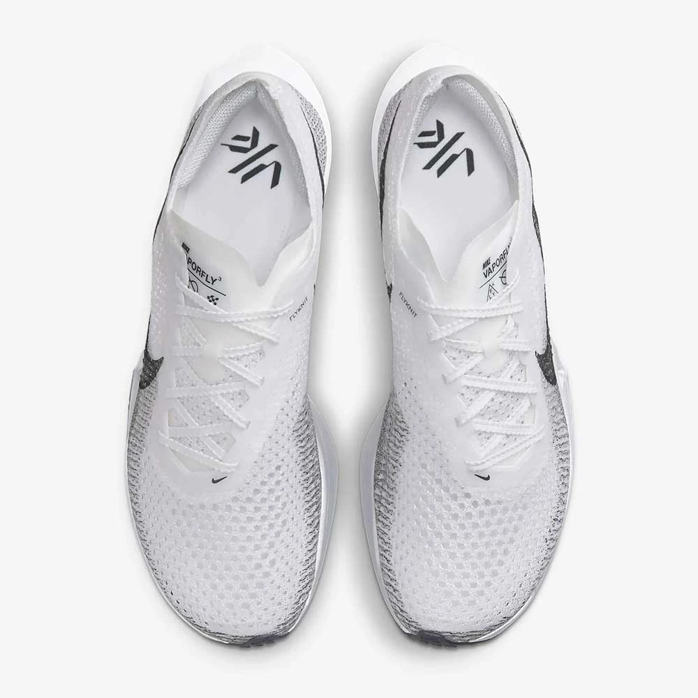 Women's Nike ZoomX Vaporfly Next% 3 Running Shoe- White/Dark Smoke Grey/Particle Grey- Regular (B) 5 Women's Nike ZoomX Vaporfly Next% 3 Running Shoe- White/Dark Smoke Grey/Particle Grey- Regular (B) - Image 4