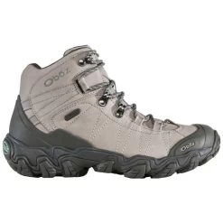 Oboz Women's Bridger Mid B-DRY Hiking Shoe- Frost Gray