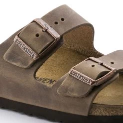 Birkenstock Arizona Cork Tobacco Brown Oiled Leather Sandal- Regular/Wide -Women Shoes Shop 352203 detail 1