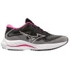 Mizuno Women's Project Zero Wave Rider 27 Running Shoe - Black/White- Regular (B)