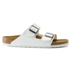 Birkenstock Women's Arizona Birko Flor Sandal- White- Medium/Narrow -Women Shoes Shop 552683 side