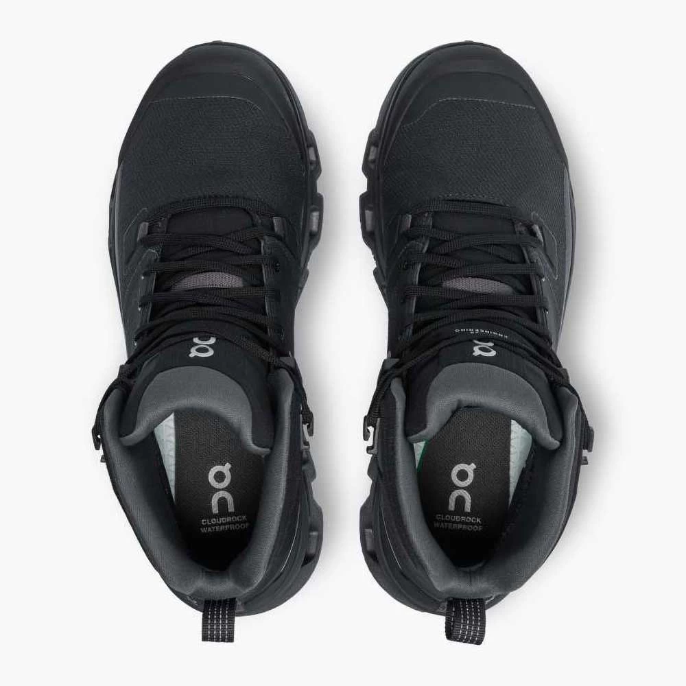 On Running Women's Cloudrock 2 Waterproof Hiking Boot- Black/Eclipse- Regular (B) 8 On Running Women's Cloudrock 2 Waterproof Hiking Boot- Black/Eclipse- Regular (B) - Image 6