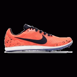 Nike Unisex Zoom Rival D 10 Track Spike - Bright Mango/Blackened Blue/Purple Pulse-Regular (D)