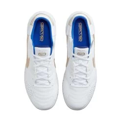 Unisex Nike Streetgato IC Soccer Shoes- White/Metallic Gold/Hyper Royal - Regular (D) -Women Shoes Shop AURORA DC8466 174 PHCTH001 2000