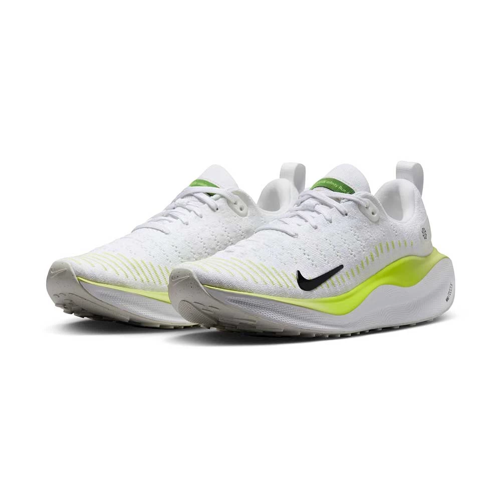 Women's Nike Infinity Run Flyknit 4 Running Shoe - White/Light Lemon Twist/Volt/Black- Regular (B) 4 Women's Nike Infinity Run Flyknit 4 Running Shoe - White/Light Lemon Twist/Volt/Black- Regular (B) - Image 2