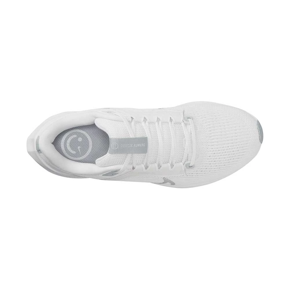 Nike Women's Air Zoom Pegasus 40 Running Shoe- White/Metallic Silver/Pure Platinum- Regular (B) 9 Nike Women's Air Zoom Pegasus 40 Running Shoe- White/Metallic Silver/Pure Platinum- Regular (B) - Image 7