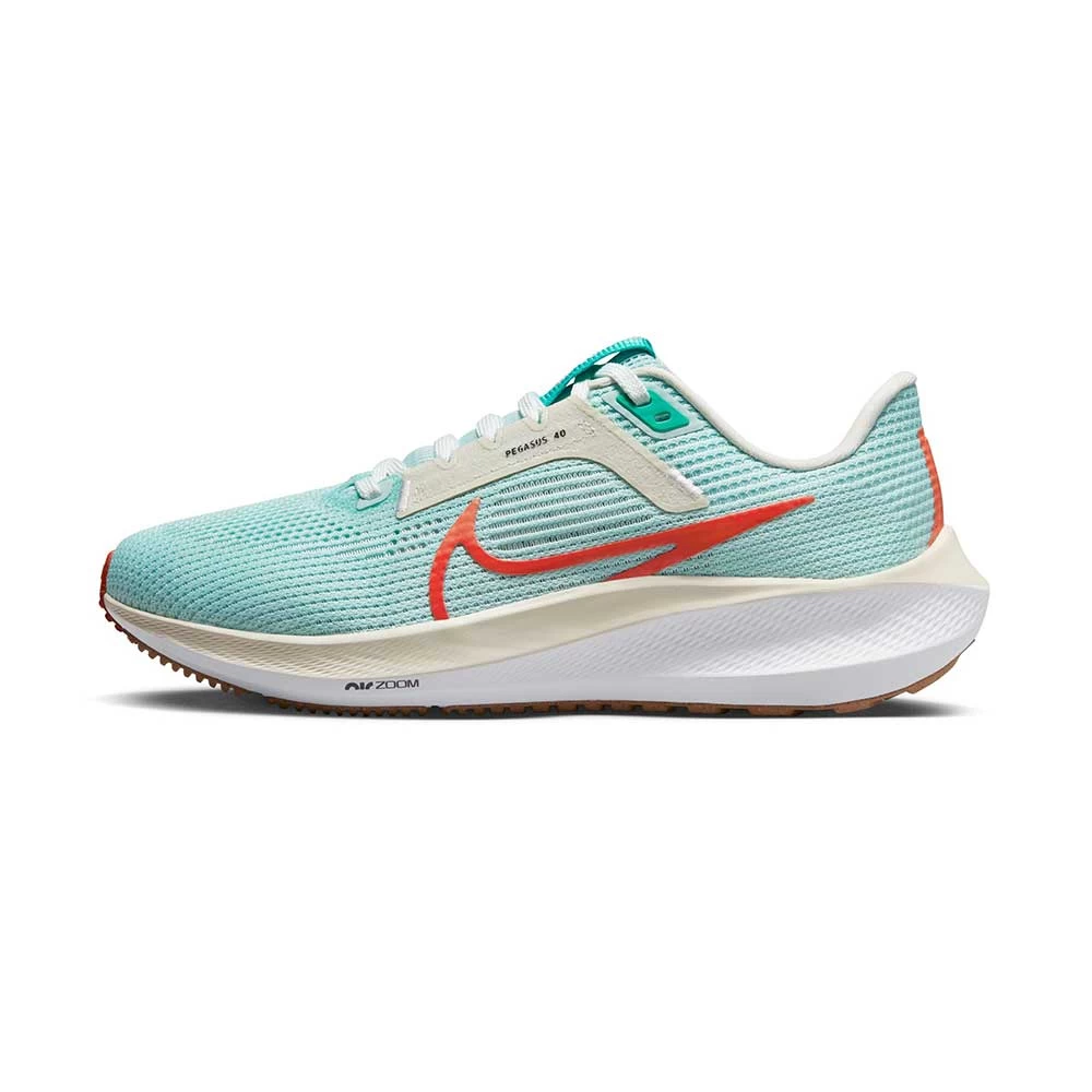 Women's Nike Air Zoom Pegasus 40 Running Shoe - Jade Ice/Picante Red-White-Sea Glass- Regular (B) 5 Women's Nike Air Zoom Pegasus 40 Running Shoe - Jade Ice/Picante Red-White-Sea Glass- Regular (B) - Image 3