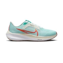 Women's Nike Air Zoom Pegasus 40 Running Shoe - Jade Ice/Picante Red-White-Sea Glass- Regular (B)