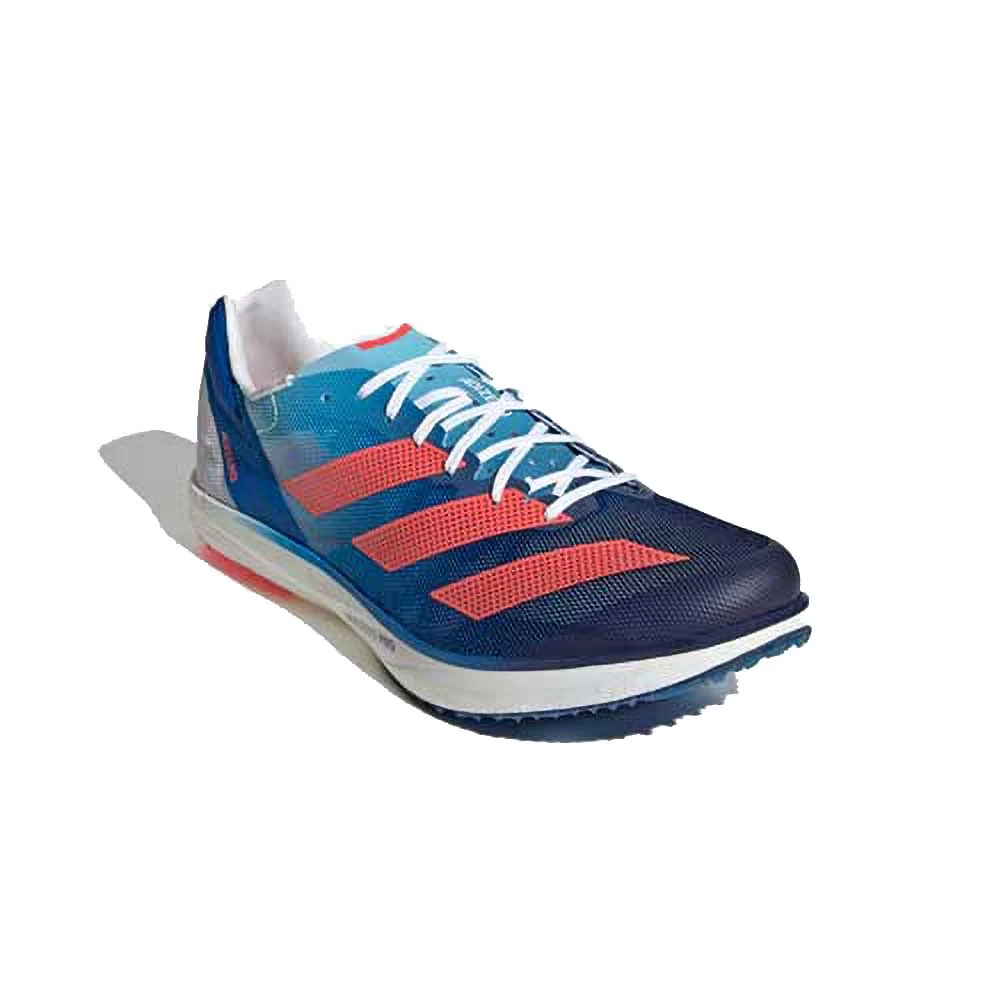 ADIDAS Unisex ADIZERO Avanti TYO Track Spike - Legacy Indigo/Turbo/ Blue Rush-Regular (D) 4 ADIDAS Unisex ADIZERO Avanti TYO Track Spike - Legacy Indigo/Turbo/ Blue Rush-Regular (D) - Image 2